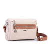 Nas Bag Günlük Çok Gözlü Çanta (en: 26 cm  ; boy:17 cm) Kum Taba Lacste