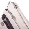 Nas Bag Günlük Çok Gözlü Çanta (en: 26 cm  ; boy:17 cm) Krem Kahve Gofraj