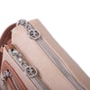 Nas Bag Günlük Çok Gözlü Çanta (en: 26 cm  ; boy:17 cm) Kum Taba Gofraj