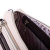 Nas Bag Günlük Çok Gözlü Çanta (en: 26 cm  ; boy:17 cm) Krem Kahve Gofraj