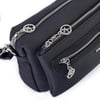 Nas Bag Günlük Çok Gözlü Çanta (en: 26 cm  ; boy:17 cm) Siyah Lacste