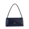 Nas Bag Kadın Basic Baget Omuz ve Çapraz Çanta Lacivert Kımera (27x12 cm )