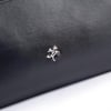 Nas Bag Kadın Basic Baget Omuz ve Çapraz Çanta Siyah Kımera (27x12 cm )
