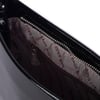 Nas Bag Kadın Basic Baget Omuz ve Çapraz Çanta Siyah Rugan (27x12 cm )