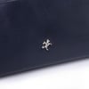 Nas Bag Kadın Basic Baget Omuz ve Çapraz Çanta Lacivert Kımera (27x12 cm )