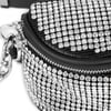 Nas Bag Kadın Bel ve Body Bag Black Diamond Siyah Taşlı Şık Çanta 