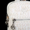 Nas Bag Kadın Bel ve Body Bag Çapraz Çanta Dönüştürülebilir Orjinal Nas Çanta Krem Camel Yazılı