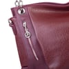 Nas Bag Kadın Büyük Boy Omuz Çantası ( 45x34x21 cm) Bordo Victoria