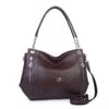 Nas Bag Kadın Büyük Boy Omuz Çantası ( 45x34x21 cm) Kahve Victoria