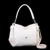 Nas Bag Kadın Büyük Boy Omuz Çantası ( 45x34x21 cm) Krem Victoria