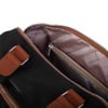 Nas Bag Kadın Büyük Boy Omuz Çantası Siyah Taba Buzzy (en :37 ,boy :30 cm)