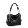 Nas Bag Kadın Büyük Boy Omuz Çantası Siyah  Nero ( 45x34x21 cm)