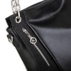 Nas Bag Kadın Büyük Boy Omuz Çantası Siyah Gri Nero ( 45x34x21 cm)