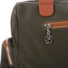 Nas Bag Kadın Büyük Boy Omuz Çantası Yeşil Taba  Buzzy (en :37 ,boy :30 cm)