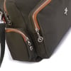 Nas Bag Kadın Büyük Boy Omuz Çantası Yeşil Taba  Buzzy (en :37 ,boy :30 cm)