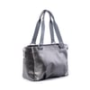 Nas Bag Kadın Çanta Omuz El ve Çapraz Çanta Çok Gözlü Gri Yıkamalı (en:37 cm ; boy:24 cm )