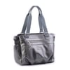 Nas Bag Kadın Çanta Omuz El ve Çapraz Çanta Çok Gözlü Gri Yıkamalı (en:37 cm ; boy:24 cm )