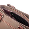 Nas Bag Kadın Çanta Omuz El ve Çapraz Çanta Çok Gözlü Vizon  Taba Buzzy  (en:37 cm ; boy:24 cm )