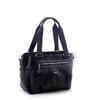 Nas Bag Kadın Çanta Omuz El ve Çapraz Çanta Çok Gözlü Siyah Yıkamalı   (en:37 cm ; boy:24 cm )