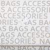 Nas Bag Kadın Çapraz Çanta Beyaz Yazili