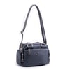 Nas Bag Kadın Çapraz Çanta Çok Gözlü  Gri Dona  ( 26x17 cm)