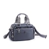 Nas Bag Kadın Çapraz Çanta Çok Gözlü  Gri Dona  ( 26x17 cm)