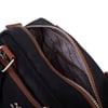 Nas Bag Kadın Çapraz Çanta Çok Gözlü  Siyah Taba Buzzy