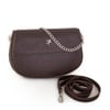 Nas Bag Kadın Çapraz Çanta Kahve Gofraj