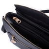 Nas Bag Kadın Çapraz Çanta Kalın Ayarlanabilir Askılı Çanta  (En: 26 cm,  Boy: 22 cm ) Siyah Victoria