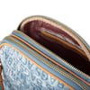 Nas Bag Kadın Çapraz Çanta Kot Camel Yazılı