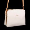 Nas Bag Kadın Çapraz Çanta Krem Camel Gofraj