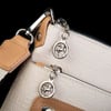Nas Bag Kadın Çapraz Çanta Krem Camel Gofraj 