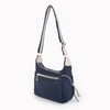 Nas Bag Kadın Çapraz Çanta Lacivert Kum  Buzzy ( 26x21x15 cm)