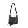 Nas Bag Kadın Çapraz Çanta Siyah  Buzzy ( 26x21x15 cm)