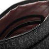 Nas Bag Kadın Çapraz Çanta Siyah Yazılı