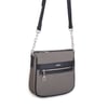 Nas Bag Kadın Çapraz Çanta Spor Ayarlanabilir Askılı Gri Siyah Lacst (ürün ölçüsü :24x24x7 cm)
