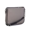 Nas Bag Kadın Çapraz Çanta Spor Ayarlanabilir Askılı Gri Siyah Lacst (ürün ölçüsü :24x24x7 cm)