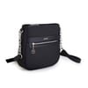 Nas Bag Kadın Çapraz Çanta Spor Ayarlanabilir Askılı  Siyah Lacst (ürün ölçüsü :24x24x7 cm)