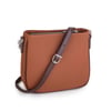 Nas Bag Kadın Çapraz Çanta Spor Ayarlanabilir Askılı  Taba Kahve  Lacst  (ürün ölçüsü :24x24x7 cm)