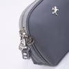 Nas Bag Kadın Çapraz Çantası Çift Gözlü Gri  Dona (en:24cm ; boy :20 cm)
