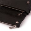Nas Bag Kadın Çapraz Çok Cepli Spor Çanta Siyah Gofraj  (25x18x7 cm )