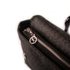 Nas Bag Kadın Çapraz Çok Cepli Spor Çanta Siyah Yazılı  (25x18x7 cm )