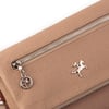 Nas Bag Kadın Çapraz Çok Cepli Spor Çanta Kum  Taba Gofraj  (25x18x7 cm )