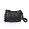 Nas Bag Kadın Çapraz Çok Gözlü Günlük Çanta Siyah  Dona ( 30x22 cm ebatlarındadır.)