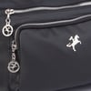 Nas Bag Kadın Çapraz Çok Gözlü Günlük Çanta Siyah  Yıkamalı ( 30x22 cm ebatlarındadır.)