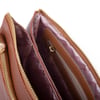 Nas Bag Kadın Çapraz ve Clutch Çanta Bilek ve Çapraz Askılı (24x15 cm) Taba Victoria 