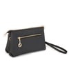 Nas Bag Kadın Çapraz ve Clutch Çanta Bilek ve Çapraz Askılı  Siyah  Natural  (24x15 cm) 