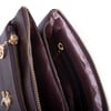 Nas Bag Kadın Çapraz ve Clutch Çanta Bilek ve Çapraz Askılı (24x15 cm) Kahve Victoria 