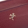 Nas Bag Kadın Çapraz ve Clutch Çanta Bilek ve Çapraz Askılı (24x15 cm) Bordo Victoria 