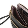 Nas Bag Kadın Çapraz ve Clutch Çanta Bilek ve Çapraz Askılı  Siyah  Natural  (24x15 cm) 